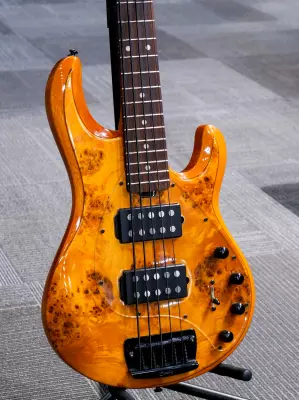 Sterling by Music Man - StingRay Ray35HH 5-String Bass - Amber